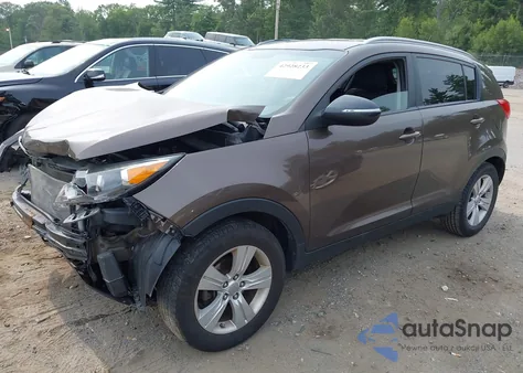 2011 Kia Sportage Lx from USA, damaged, VIN KNDPB3A25B7124656